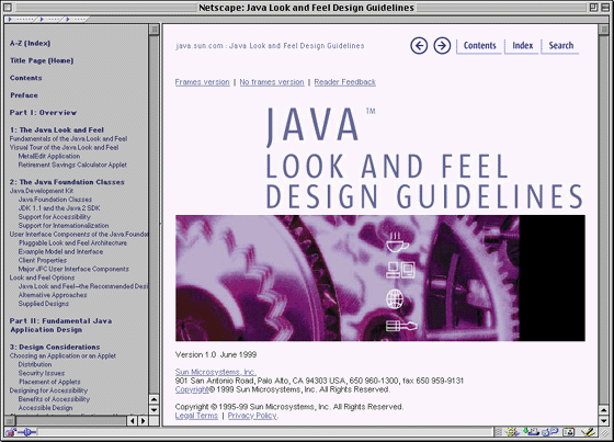 Java Look and Feel Design Guidelines